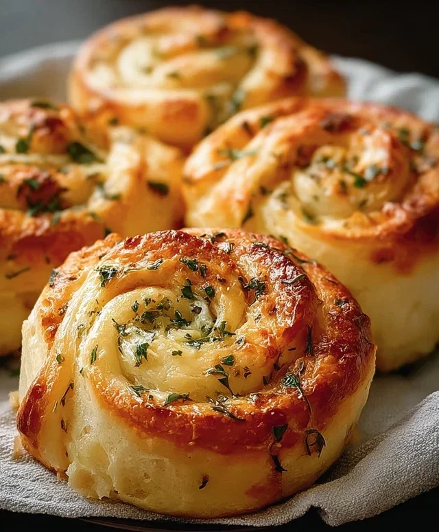Sourdough Herb and Cheese Rolls
