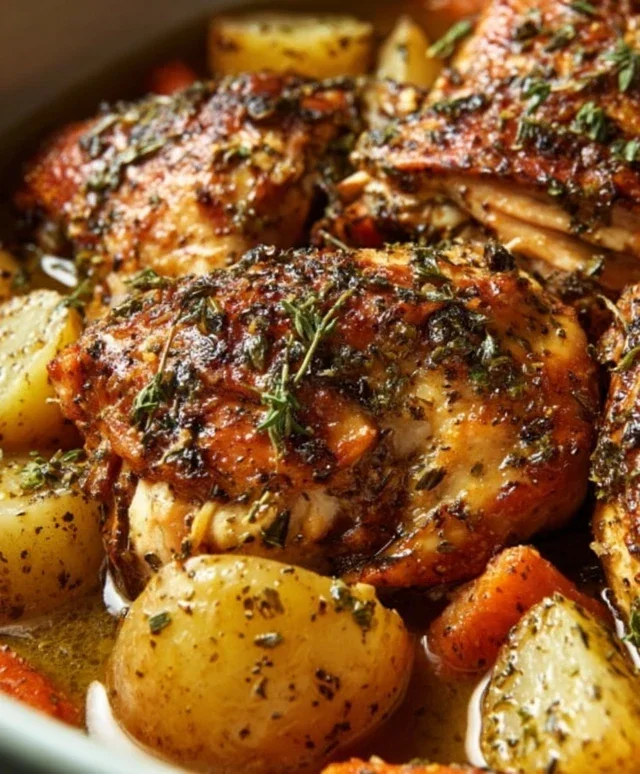 Garlic Butter Chicken Crockpot Recipe: 6-Hour Magic for Tender Bliss