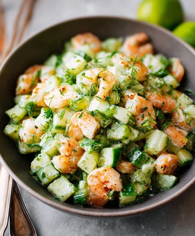 Cucumber Shrimp Salad
