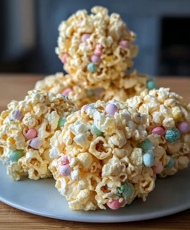 Easter Popcorn Balls