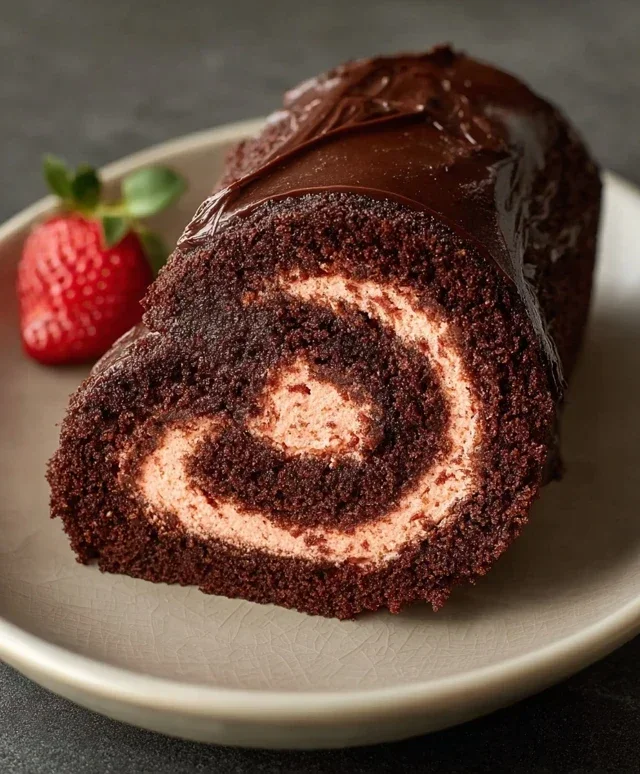 Easy Chocolate Swiss Roll
