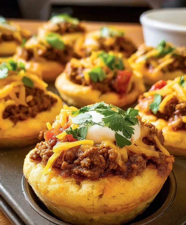 Taco Biscuit Cups