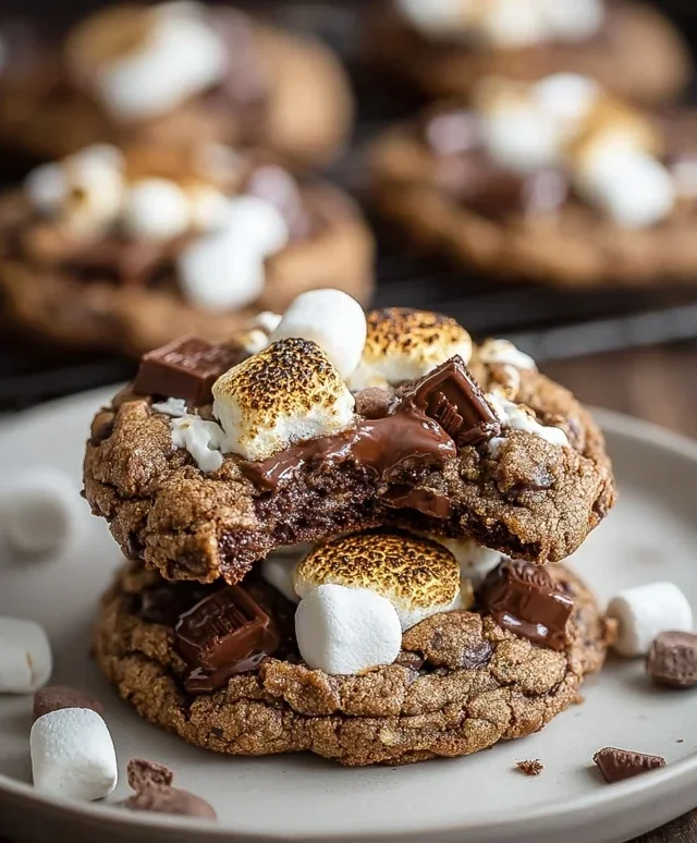 Hershey's Chocolate S'mores Cookies