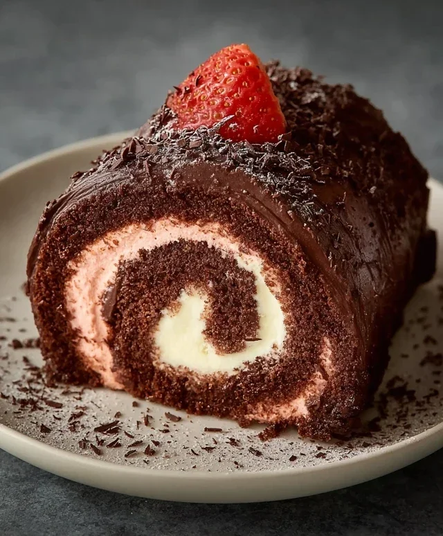 Easy Chocolate Swiss Roll