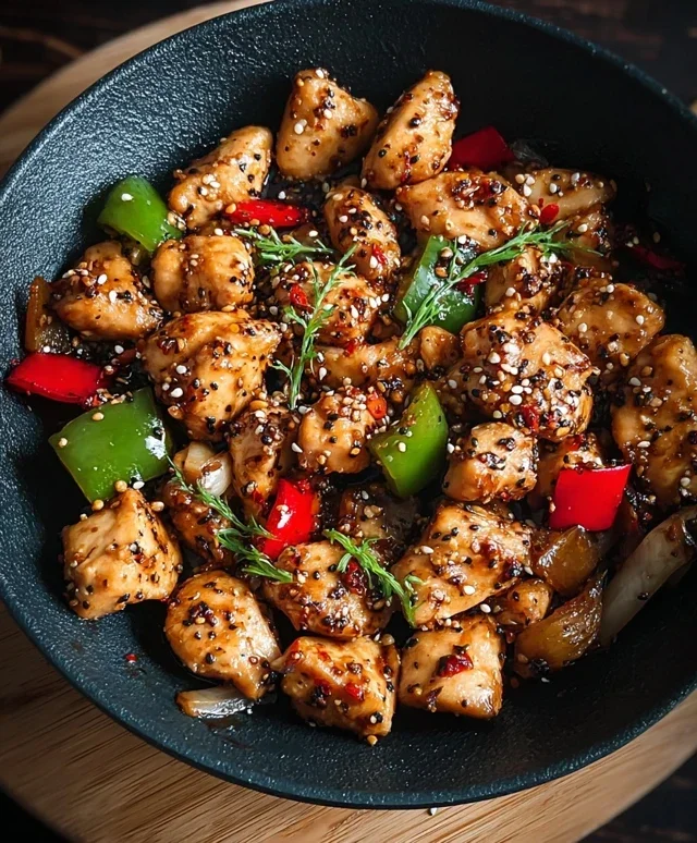 Easy Black Pepper Chicken