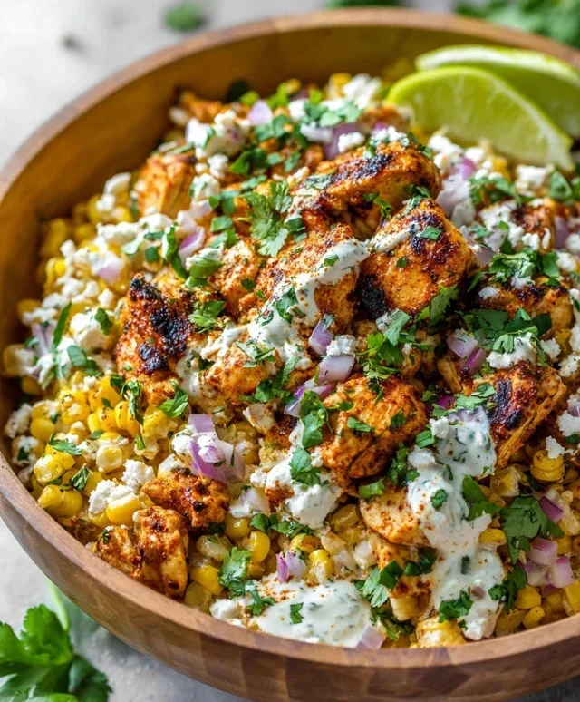 Tasty Street Corn Chicken Bowl