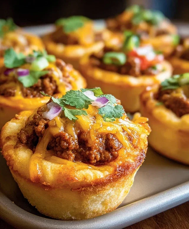 Taco Biscuit Cups