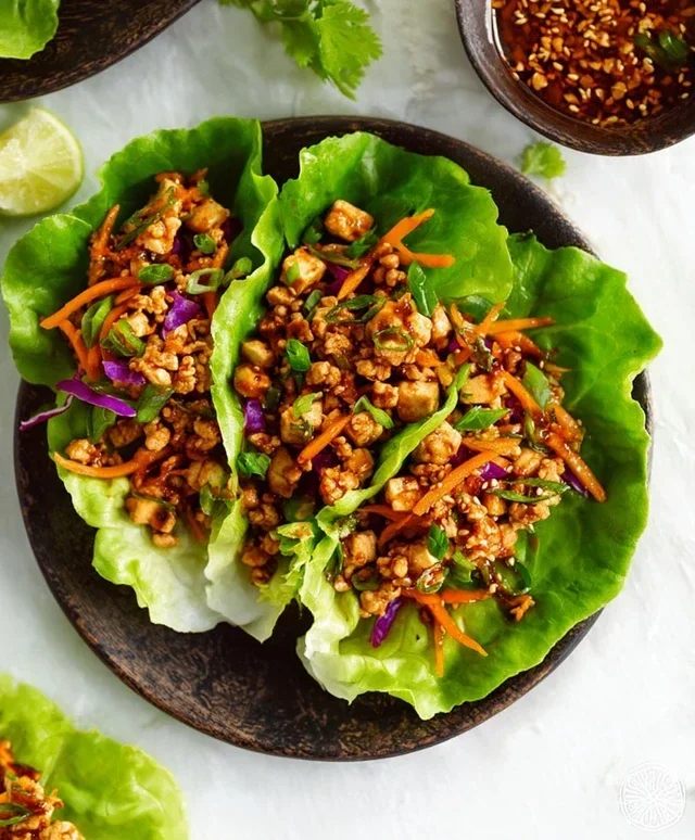 Tofu Lettuce Wraps