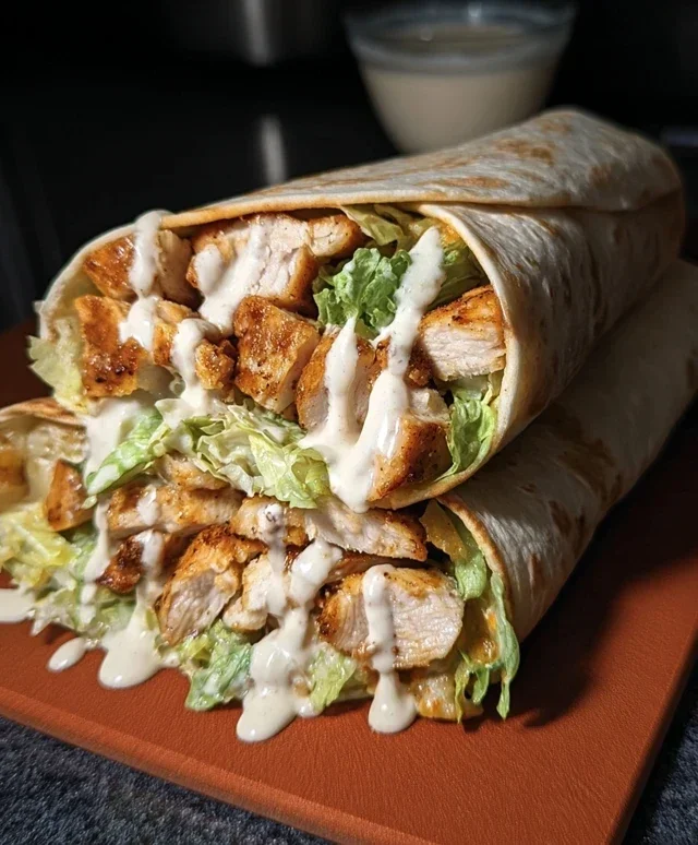Chicken Caesar Wraps