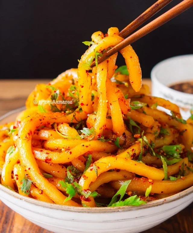 Spicy Potato Noodles