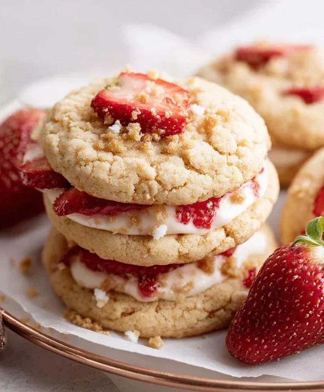 Strawberry Shortcake Cookies