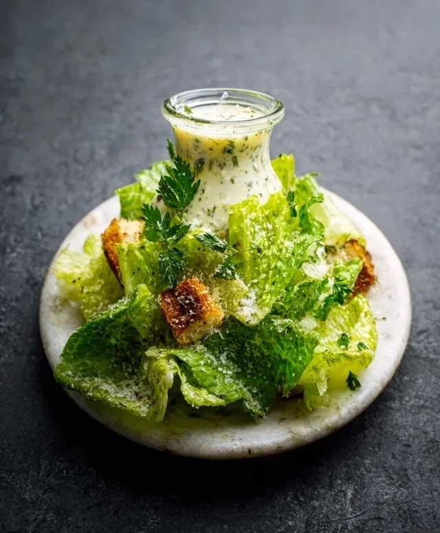 Caesar Salad Dressing (Classic, Creamy & 5 Minutes) 🥗