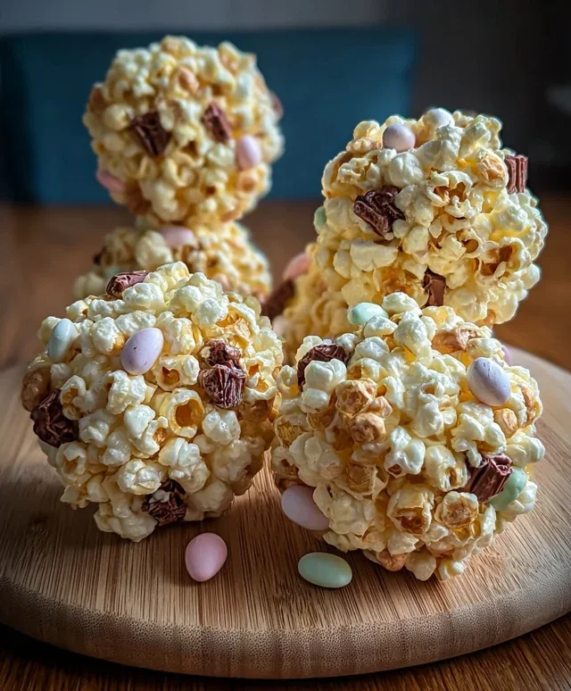 Easter Popcorn Balls