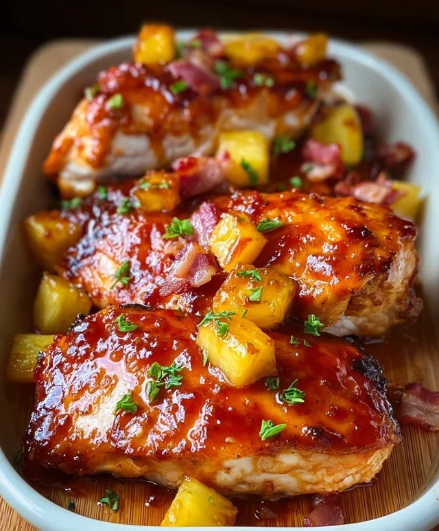 Beef Beef Bacon Pineapple BBQ Chicken