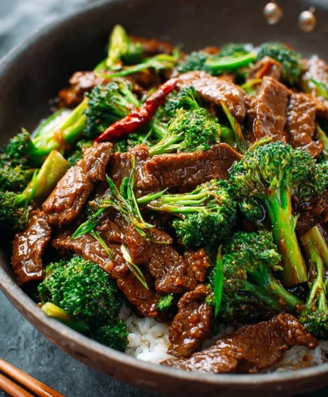Chinese Beef and Broccoli (牛肉炒西兰花)