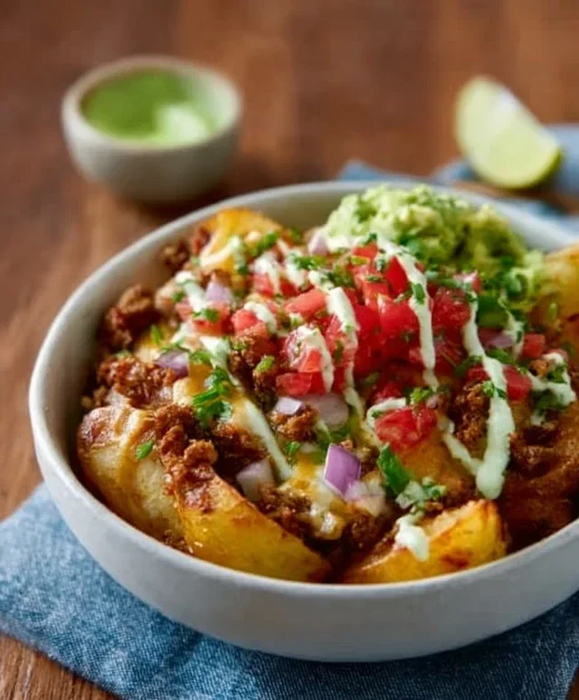 Loaded Potato Taco Bowl