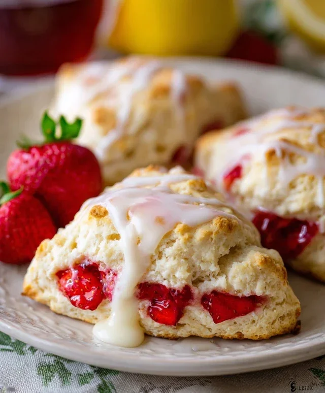 Strawberry Scones