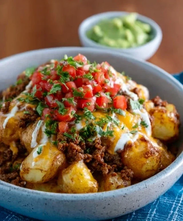 Loaded Potato Taco Bowl