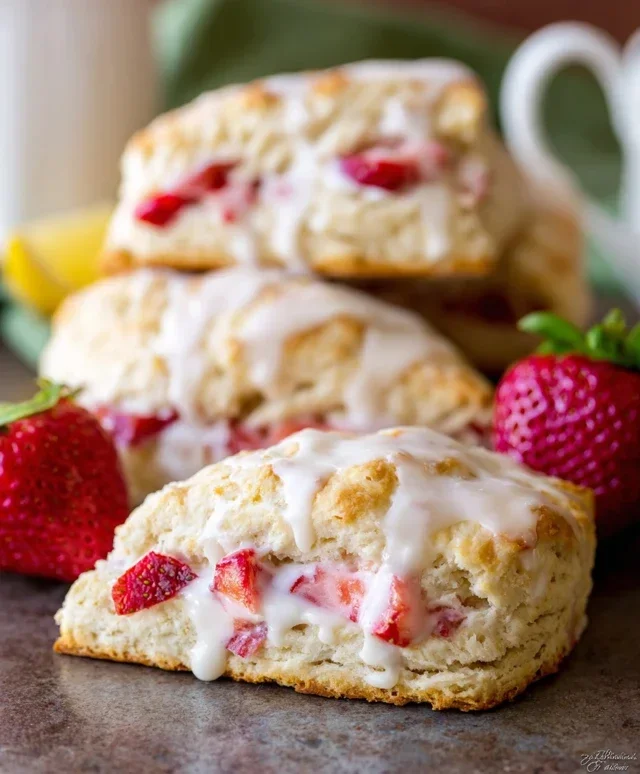 Strawberry Scones
