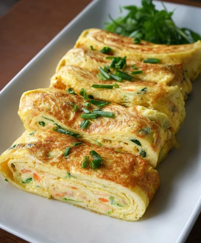 Gyeran Mari (Korean Rolled Omelette)