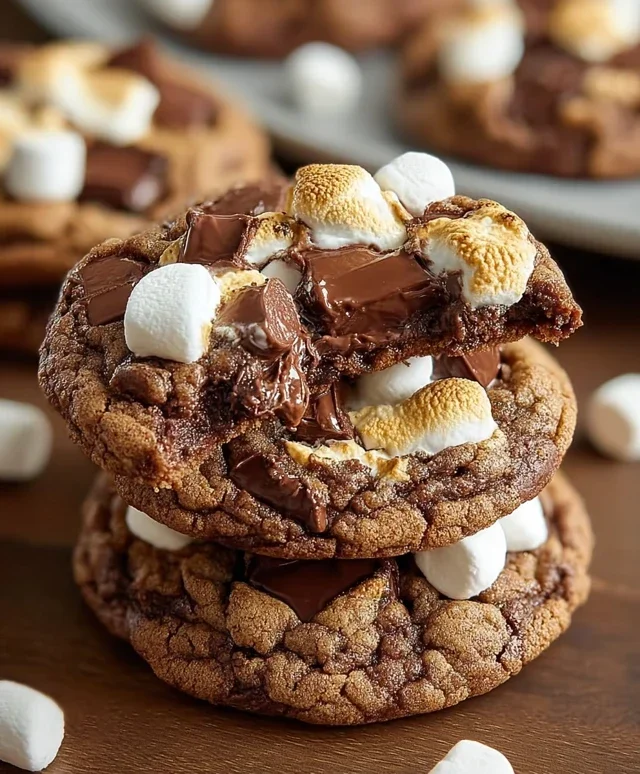 Hershey's Chocolate S'mores Cookies