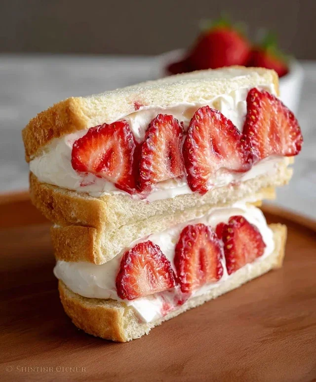4-ingredient Strawberry Sando