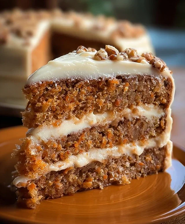 Honeybun Carrot Cake with Cheesecake Filling