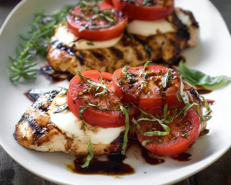 Grilled Chicken Caprese