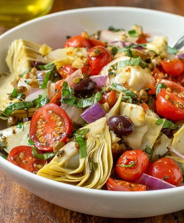 Tuscan Artichoke Tomato Salad