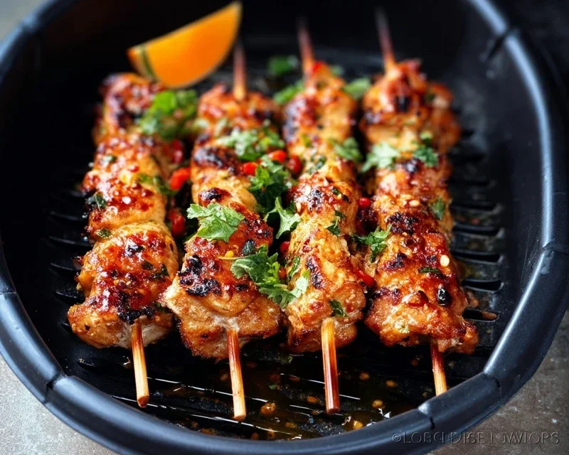 Bang Bang Chicken Skewers