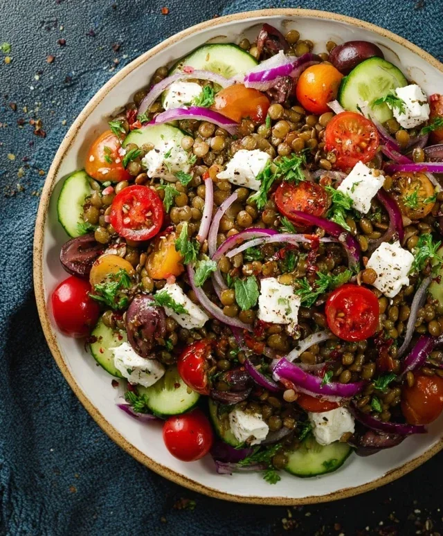 Mediterranean Lentil Salad