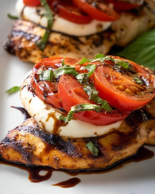 Grilled Chicken Caprese