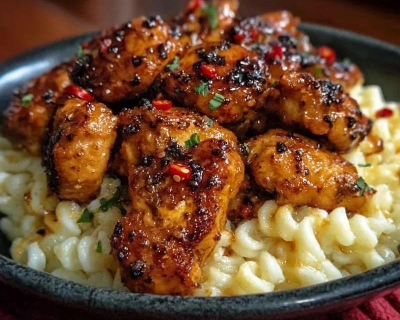 Sweet and Spicy Honey Pepper Chicken
