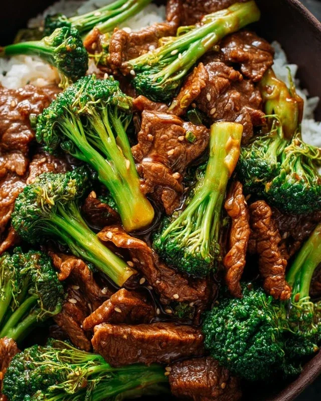 Chinese Beef and Broccoli (牛肉炒西兰花)