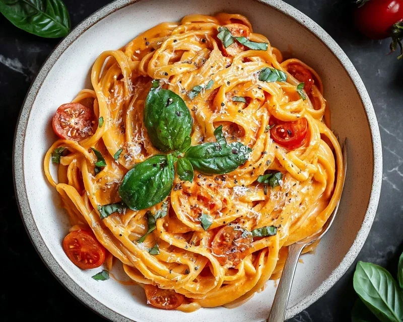 Easy One Pot Creamy Tomato Pasta