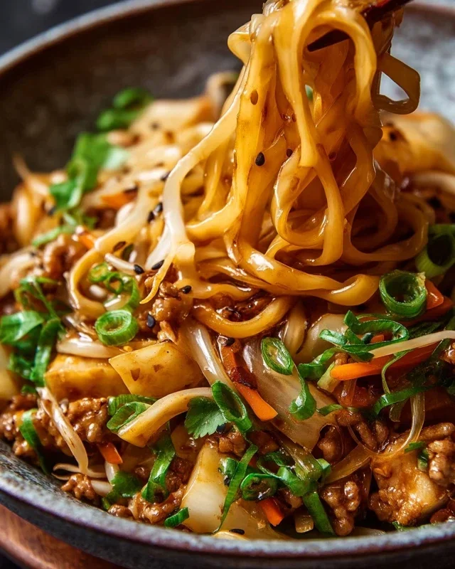 Potsticker Noodle Bowl