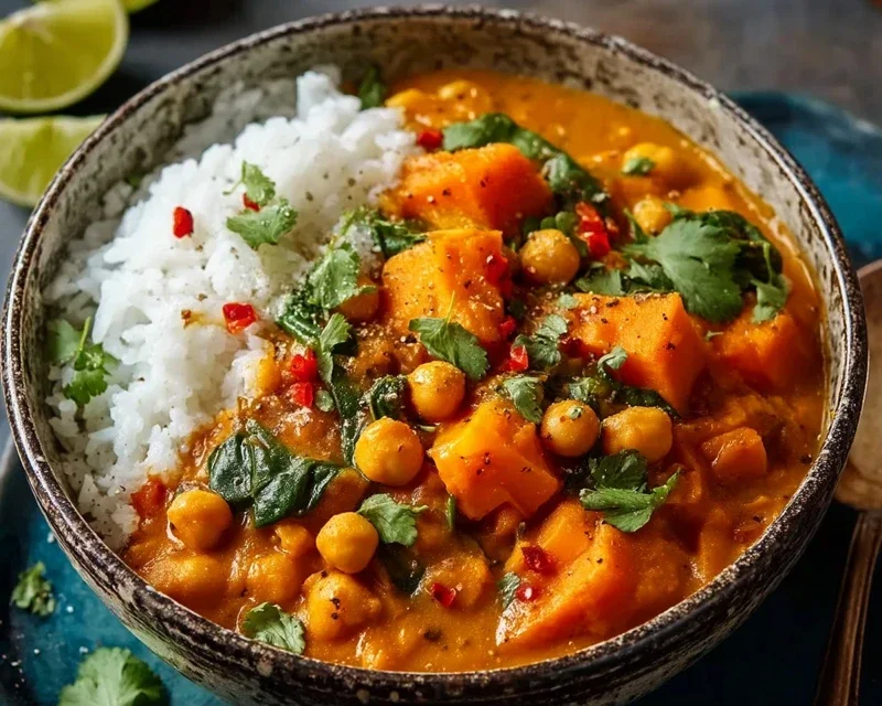 Sweet Potato and Chickpea Curry