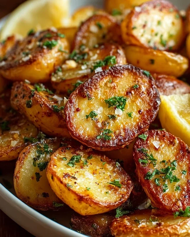 Authentic Greek Potatoes: Crispy Lemon Perfection!