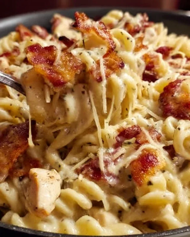 Chicken Beef Beef Bacon Ranch Pasta