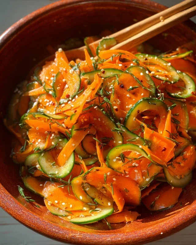 Cucumber Carrot Salad