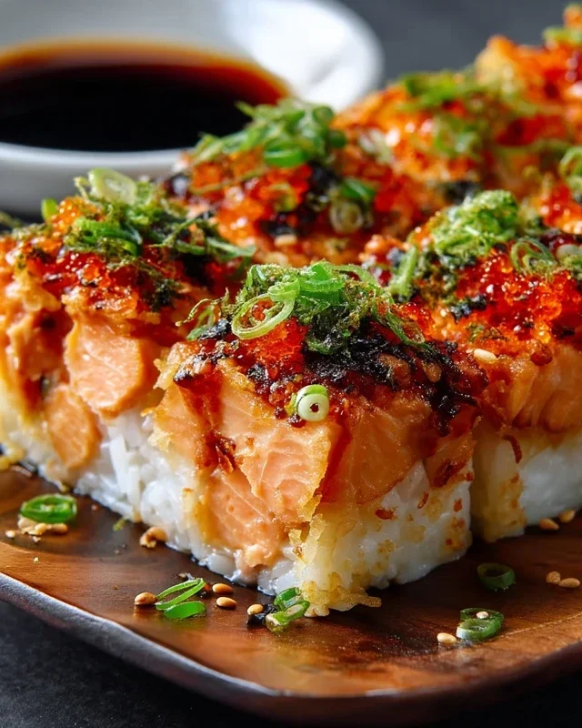 Spicy Salmon Sushi Bake Recipe