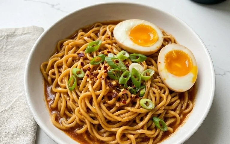Easy Saucy Ramen Noodles