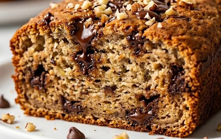 Healthy 5-Ingredient Flourless Banana Bread