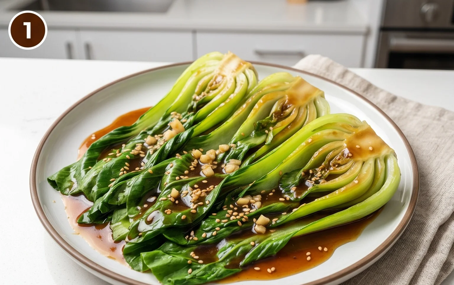 Bok Choy with Oyster Sauce