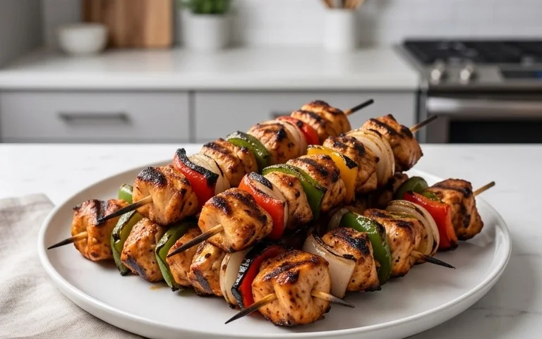 Mexican Barbecue Chicken Skewers