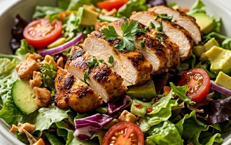 Peruvian Grilled Chicken Salad