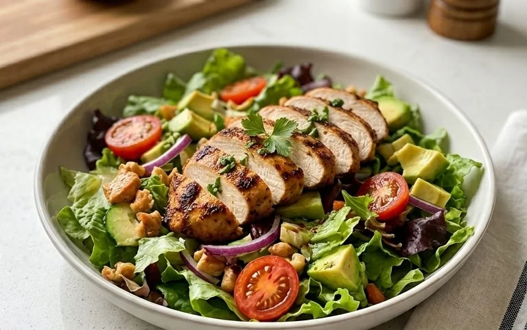 Peruvian Grilled Chicken Salad