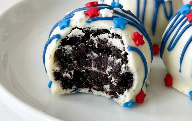 Patriotic Oreo Balls