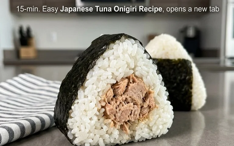 15-min. Easy Japanese Tuna Onigiri