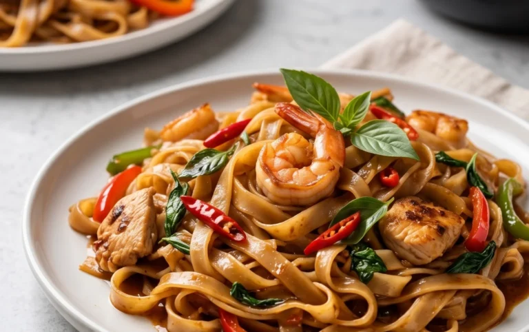 Drunken noodles